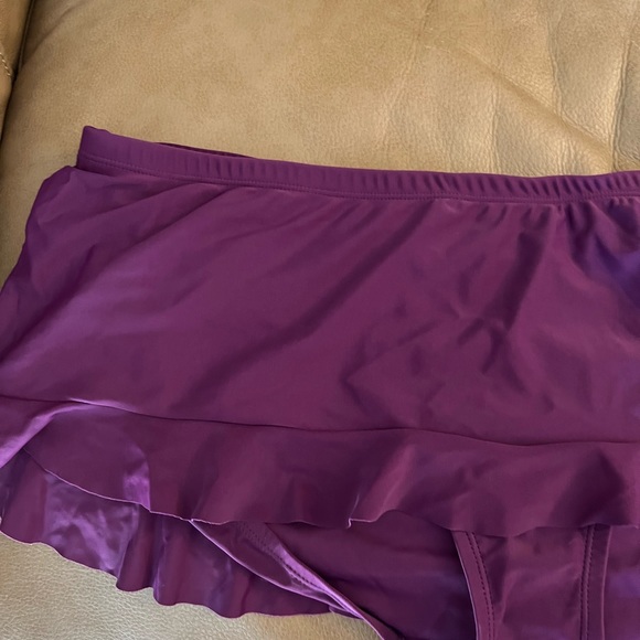 Purple Ruffle Swim Bottom - Picture 2 of 6